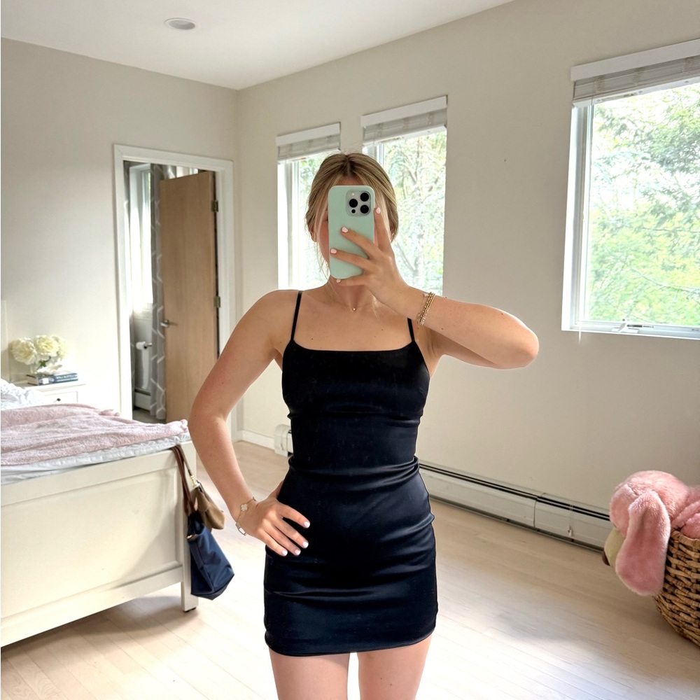 Aritzia Navy Mini Dress